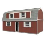 Camp Reynolds 16-ft x 32-ft Gambrel Style Wood Outdoor Storage Shed