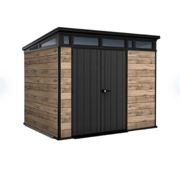 Signature Pine/Graphite DecoCoat Shed 9×7
