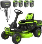 60V 30” CrossoverT Riding Lawn Tractor with 8.0 Ah