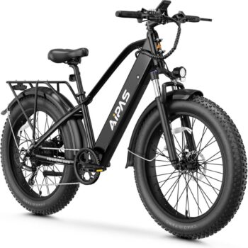 Aipas M2 Xterrain Electric Bike – Matte Black | All-Terrain E-Bike with Powerful Motor