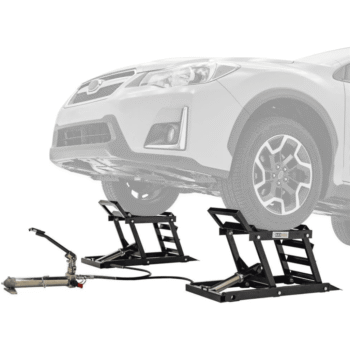 Black Widow Hydraulic Underbody Access Car Lift with Ramp – 3,000 LB. Capacity per Pair