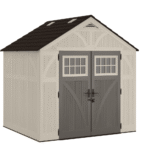 Suncast Tremont 8 ft. W x 7 ft. D Resin Storage Shed BMS8700