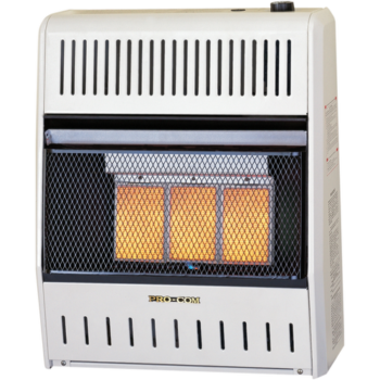 ProCom Reconditioned Dual Fuel Ventless Infrared Heater – 20,000 BTU, T-Stat Control – Model# MD3TPA-R