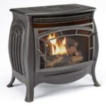 Duluth Forge Dual Fuel Ventless Gas Stove – 26,000 BTU, Remote Control, Matte Black Finish – Model# FDSR25