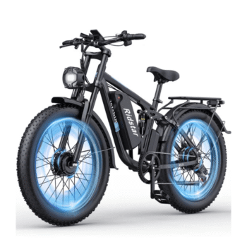 Ridstar E26 PRO Electric Bike 48V 23Ah Battery 1000W*2 Dual Motors 26*4.0inches Tires 50-75KM Max Mileage 15