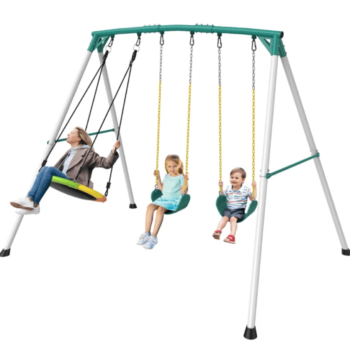 9.5′ Heavy-Duty Outdoor Porch Swing Set