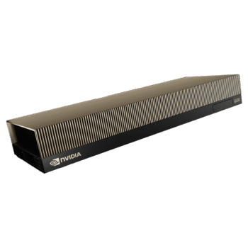 NVIDIA RTX PRO 6000 Blackwell Server Edition 96GB GPU with passive heatsink, angled product view