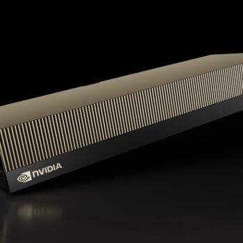 NVIDIA RTX PRO 6000 Blackwell Server Edition air-cooled GPU on a dark background