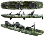 Raider 14ft Tandem Modular Pedal Fishing Kayak