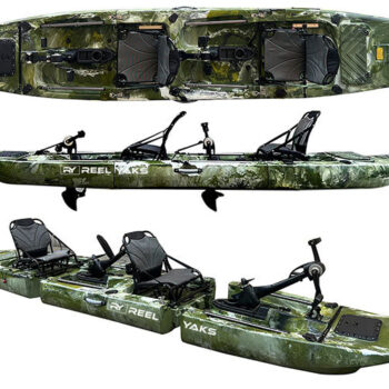 Raider 14ft Tandem Modular Pedal Fishing Kayak