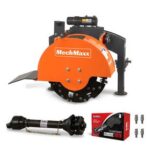 24″ Heavy-Duty 3-Point PTO Stump Grinder (34 Carbide Teeth) – For 15-45 HP Tractors