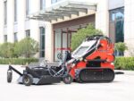 Heavy-Duty Skid Steer Rotary Lawn Mower and Brush Cutter Attachment