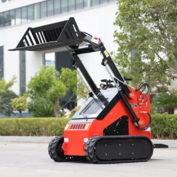 Heavy-Duty Skid Steer Rock Bucket Attachment – Industrial Skeleton Rock Grapple Layout